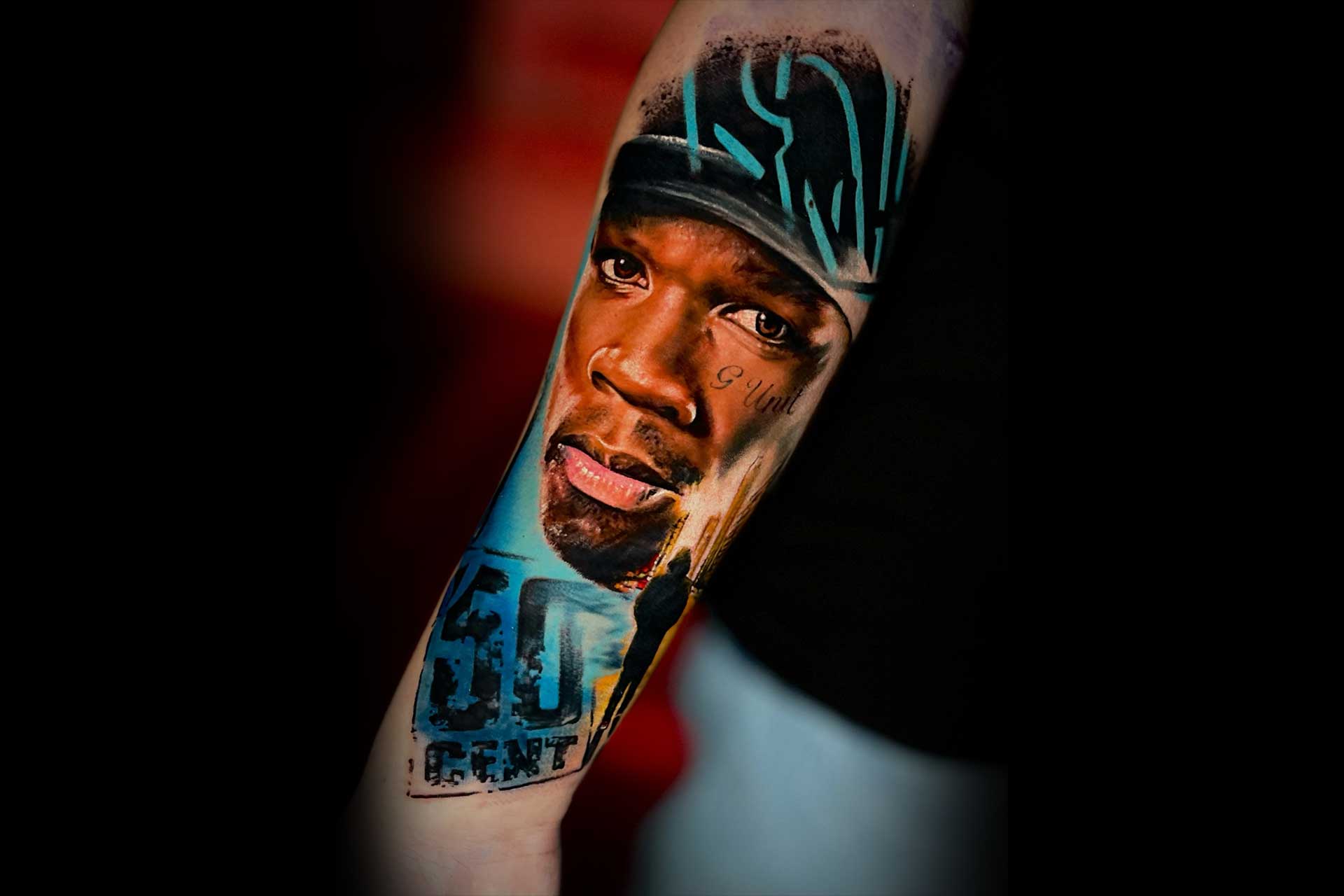 50 Cent Tattoo od Snower Tatoo